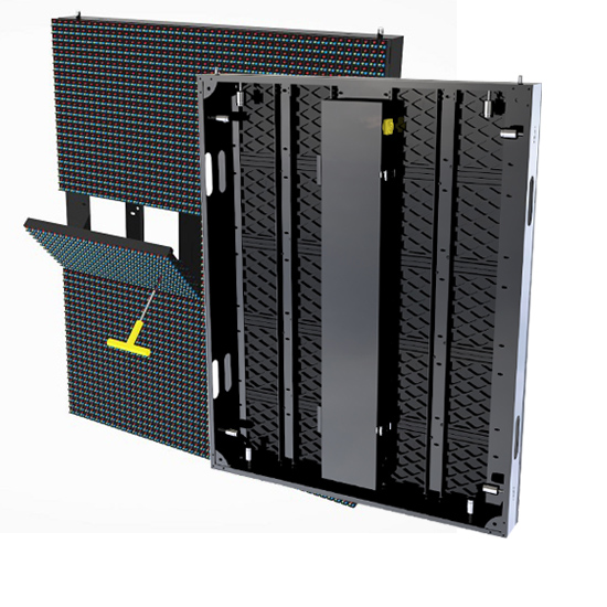 I-OFD Series Outdoor anti-dust light light fixed LED display with front maintenance water module for for outdoor LED Signage